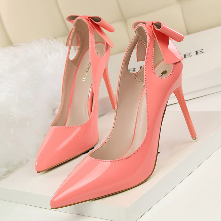 Brand Logo Custom Western Style High Quality Elegant Formal Dress Shoes Women 10cm High Heel Pumps Shoes