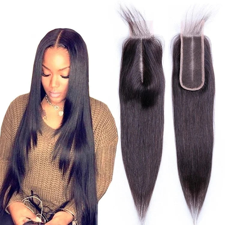 Brazilian Hair 2x6 Lace Front Closure Straight HD Lace Frontal Closure Transparent Swiss Lace Frontal