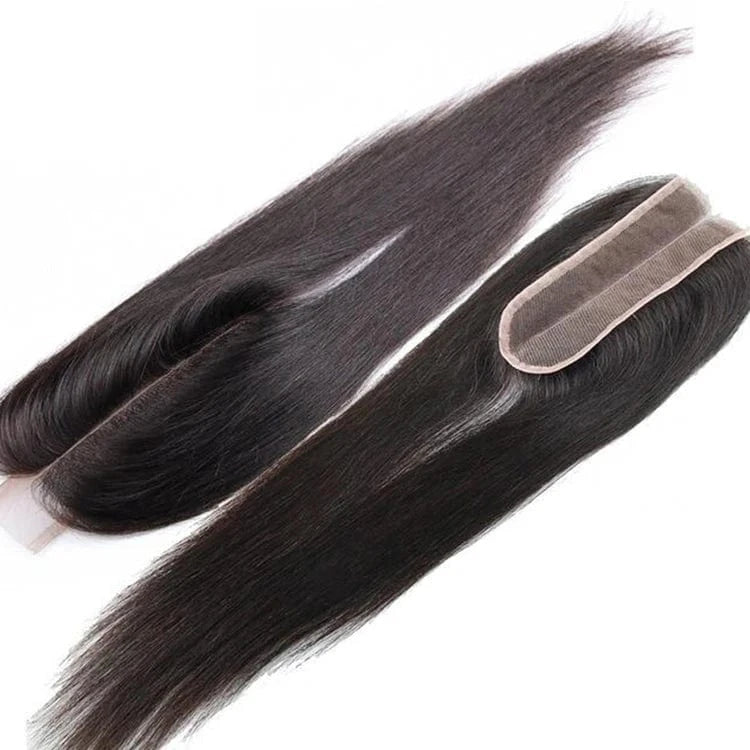 Brazilian Hair 2x6 Lace Front Closure Straight HD Lace Frontal Closure Transparent Swiss Lace Frontal