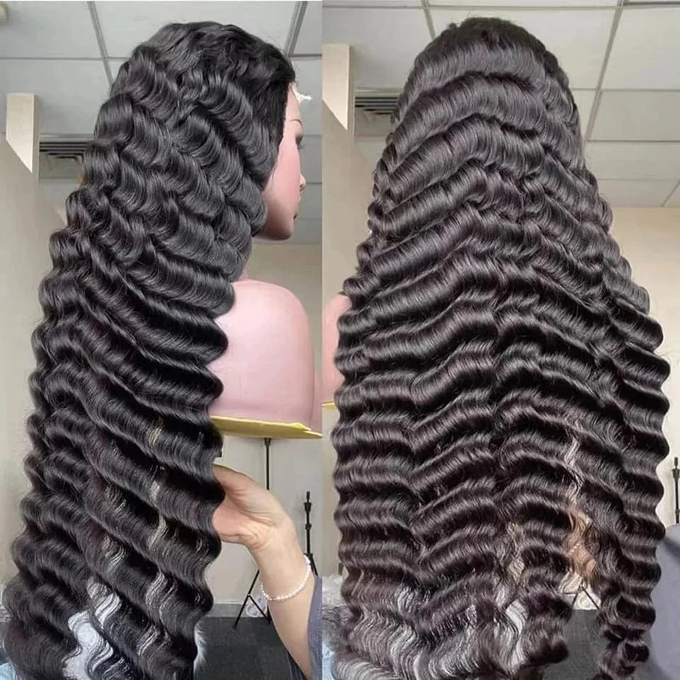 Brazilian Raw Human Hair Lace Front Wig Straight 13x4 Transparent Hd Lace Frontal Wig 30 inch Human Hair Wigs For Black Women
