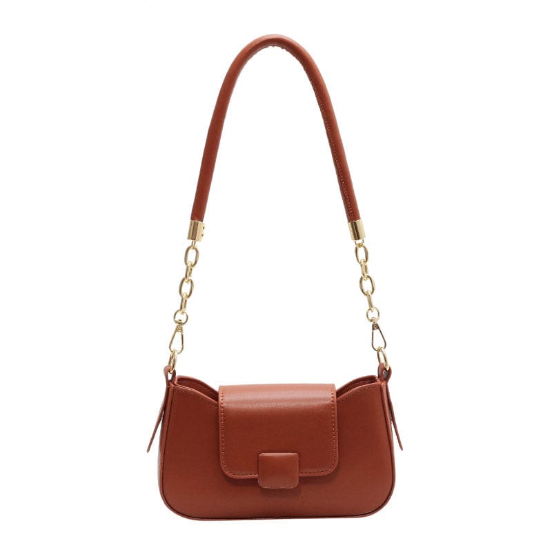 Brown 2022 New Fashion Purse Unique Chains Designer High Quality Handbags Leather Underarm Bag Women