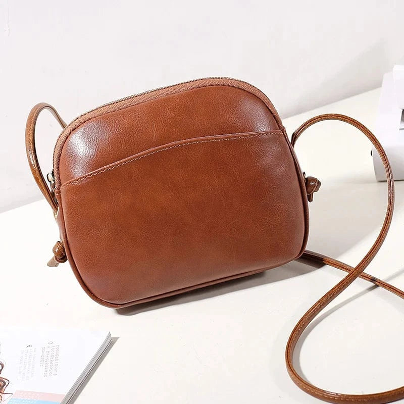 brown Good price kids handbags cute girls blank crossbody bag pu leather factory mini handbags for women