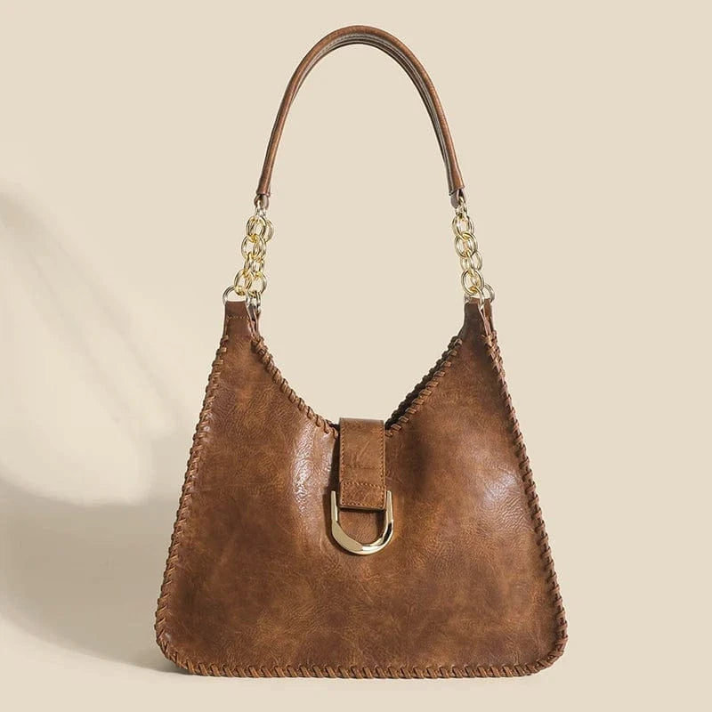 brown Guangzhou factory Turkey handbags wholesale faux leather shoulder bag custom handbag set female