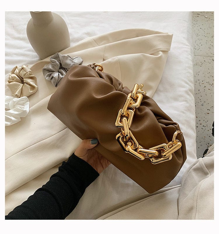 brown JANHE bourses femme sac a main Women Pu Leather Shoulder Bags Purse And Handbags For Ladies