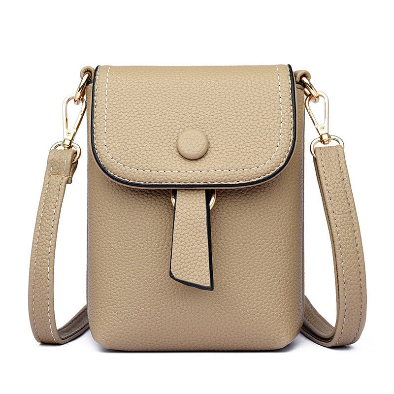 BROWN Mobile Bag 2022 New Messenger Mini Commute Small Bag Simple Wild Shoulder Bag Cross -Border Custom Lady Handbags