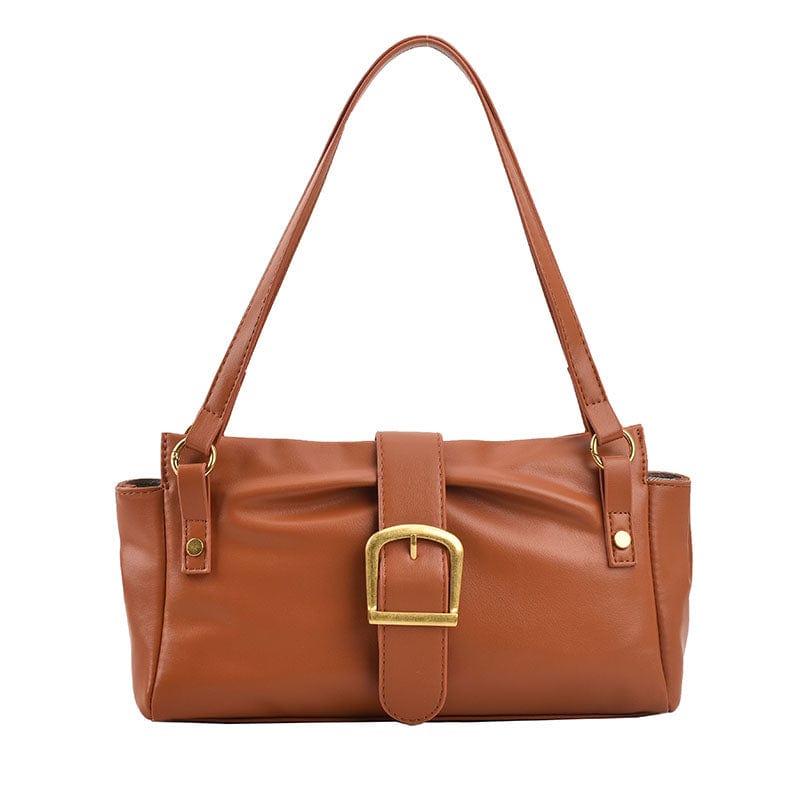Brown Single Shoulder Bag Vegan Women Hand Bags Luxury Leather Womens Handbags and Purses 2022