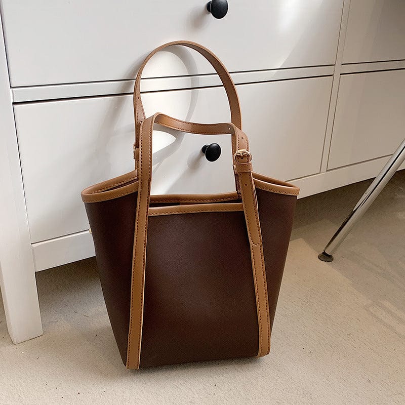 brown Western-Style Large-Capacity Large Bag Women's 2022 New Style One-Shoulder Messenger Bag Fashion Bag