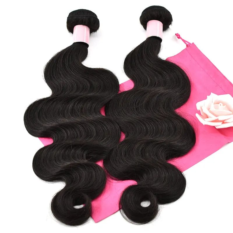 Bundle Deal 22in+24in+26in+18in Lace Closure / Natural Black 100% natural Human Hair