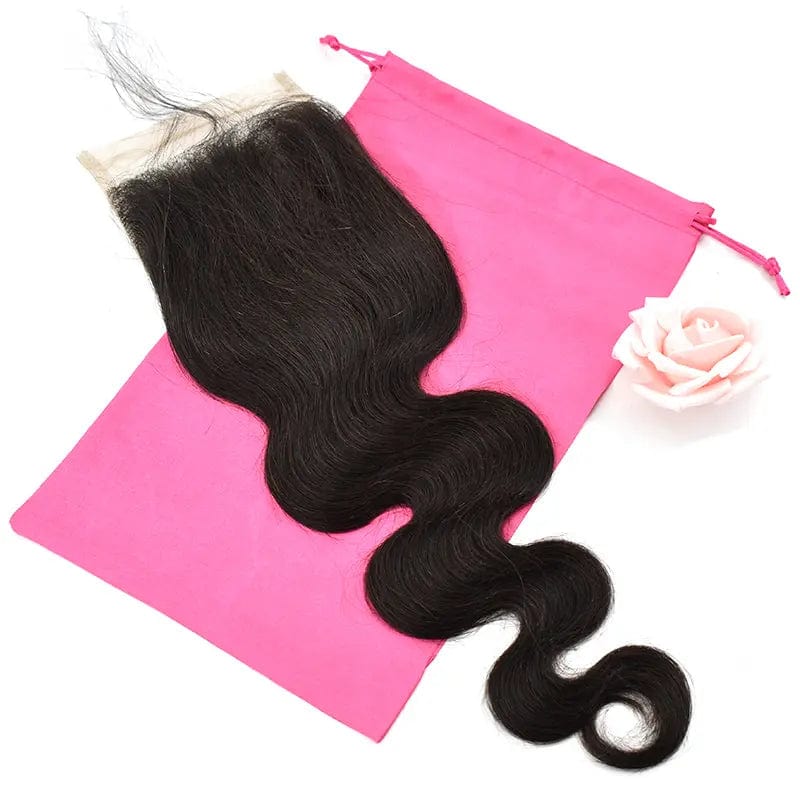 Bundle Deal 22in+24in+26in+18in Lace Closure / Natural Black 100% natural Human Hair