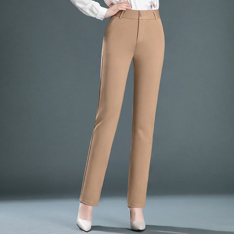 Business Dress Pants Full Length Professional Women's Trousers Girls Slim Women Workwear Office Professional Clothing Plus Size