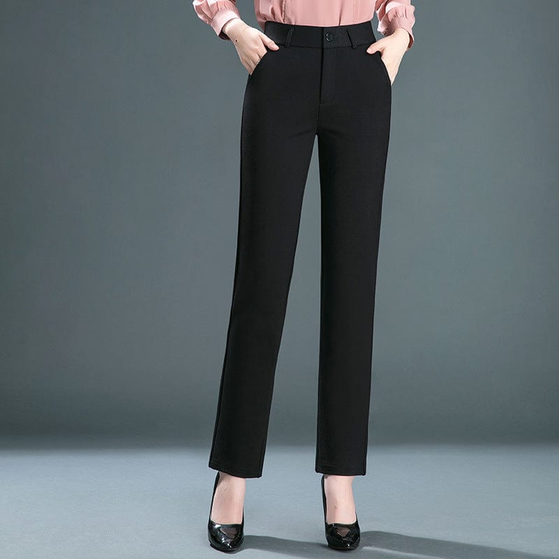 Business Dress Pants Full Length Professional Women's Trousers Girls Slim Women Workwear Office Professional Clothing Plus Size