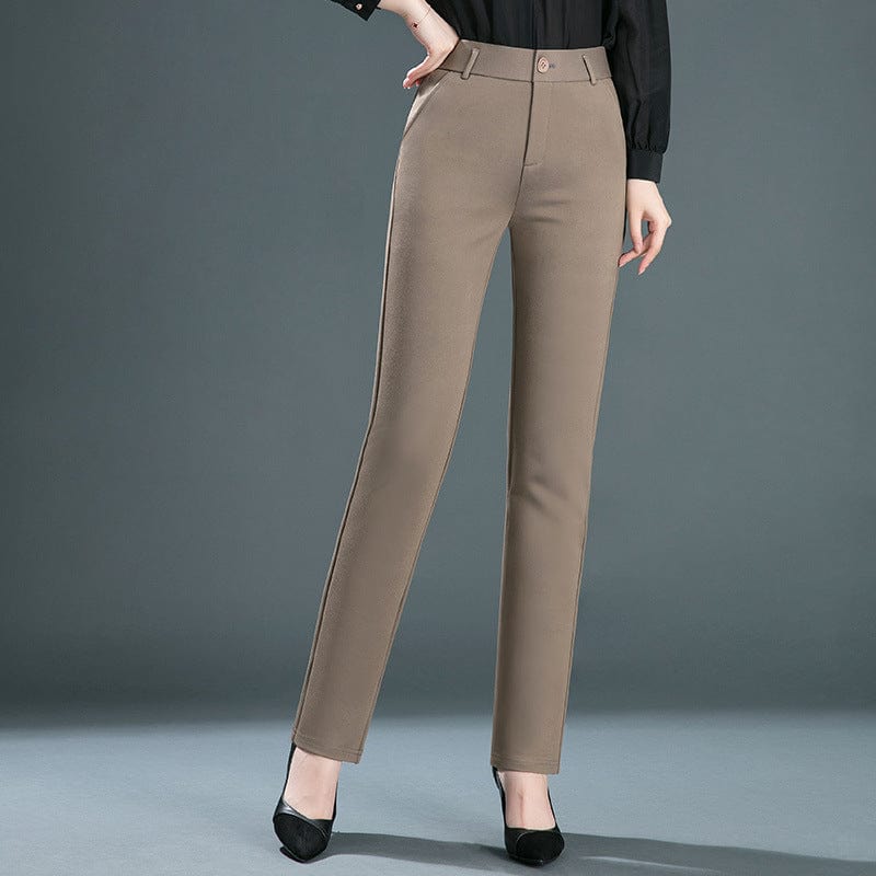 Business Dress Pants Full Length Professional Women's Trousers Girls Slim Women Workwear Office Professional Clothing Plus Size