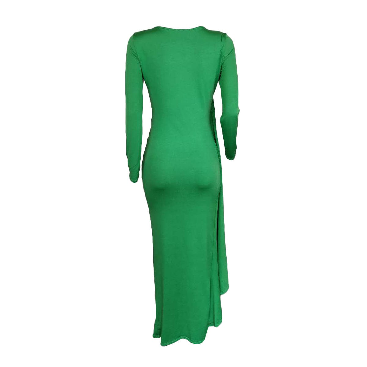 C1102TA33 New Arrival Casual Solid Color Pleated Spliced Bodycon Long Dress Women Sehe Fashion