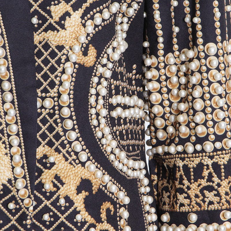 C1104TA18 High Quality Office Elegant Beaded Decoration Blazer Coats For Women Sehe Fashion