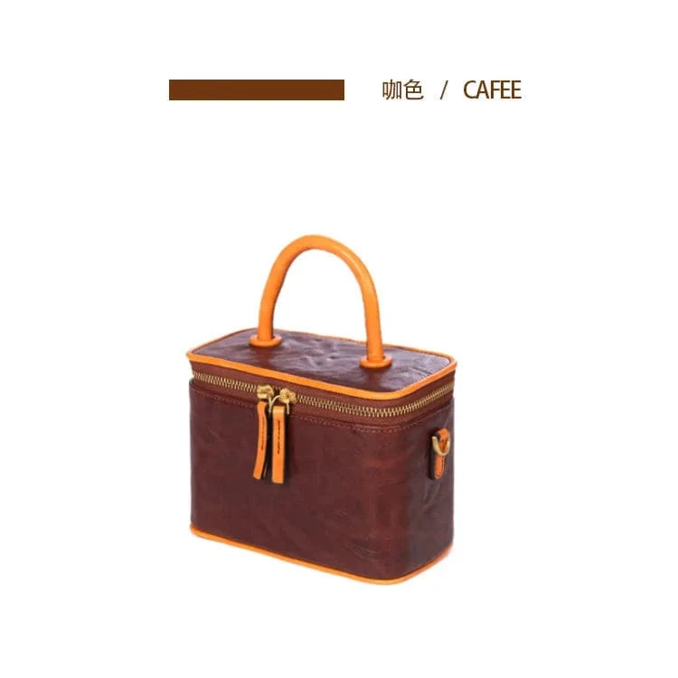 caffe 2023 New Leather Women  Messenger Bag Niche Simple Genuine Leather Crossbody Bag Messenger Bag