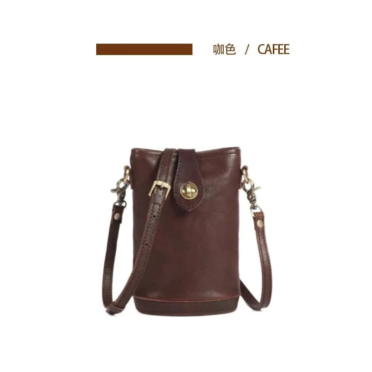 caffe Hot Selling Messenger Bag Crossbody Bag Genuine Cowhide Leather Handmade Moessenger Bag For Women