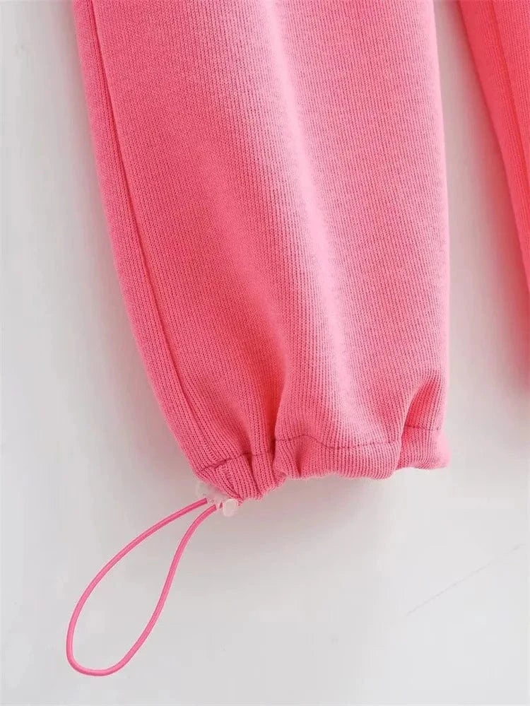 Casual Custom Womens Track Jogging Candy Color Pant Ladies Sweat Pants