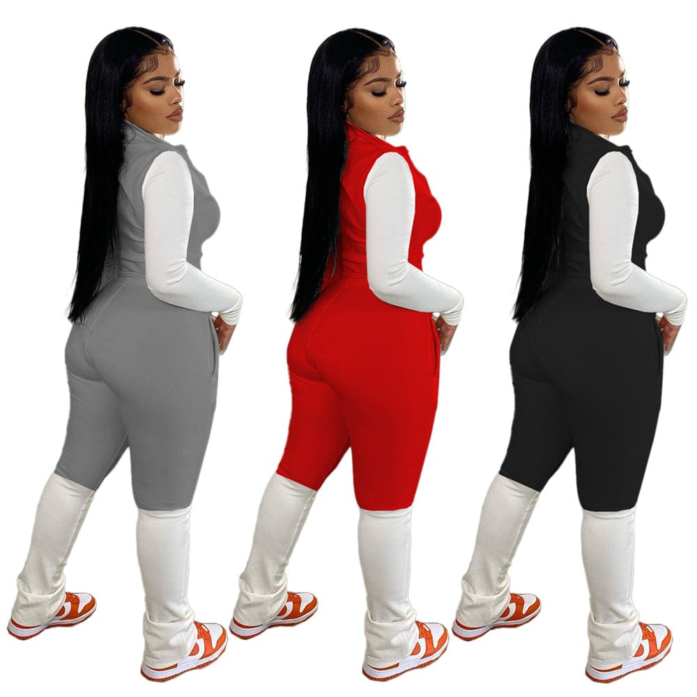 Casual Long Sleeve Panel Woman Clothing 2 Pieces Set 2 Piece Fall Sets Sexy Two Piece Set