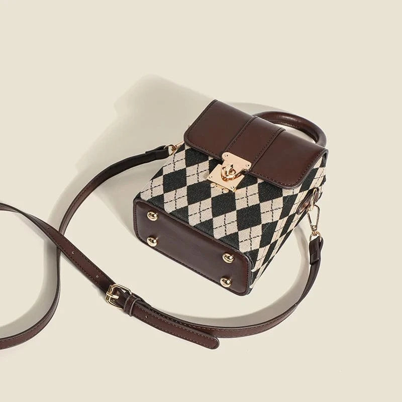 casual trendy designer mini handbags 2023 small sling bags checker ladies fashion handbags