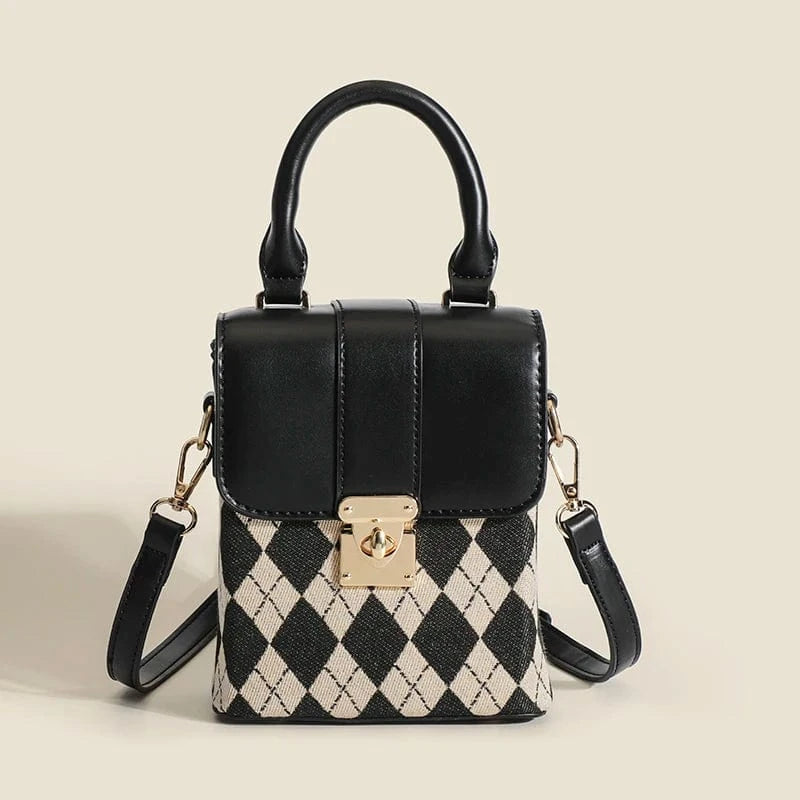 casual trendy designer mini handbags 2023 small sling bags checker ladies fashion handbags