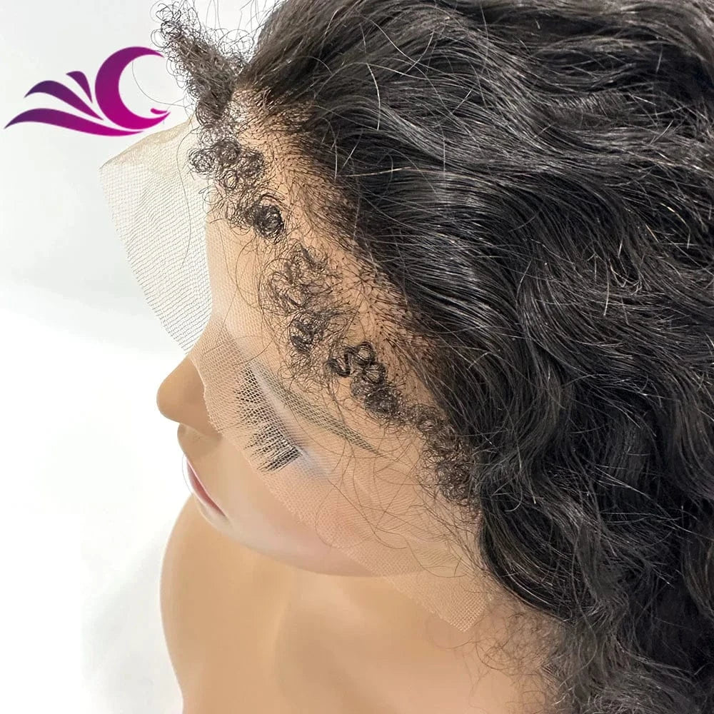 Celebrity 4c texture hairline wig 13x4 transparent hd lace long curly brazilian cuticle aligned virgin human hair lace front wig