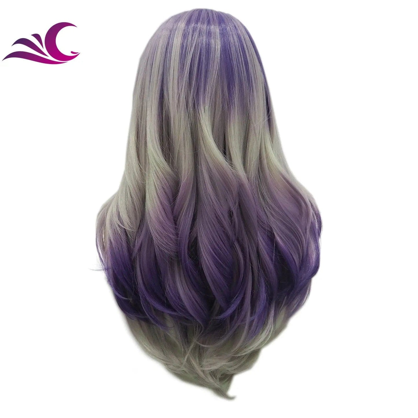 Celebrity Two Color Ash Purple Ombre Futura Wigs