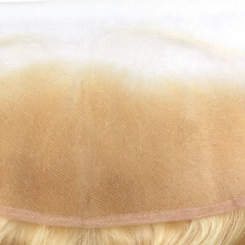 Cheap 13x4 613 Blond hair Transparent Swiss Virgin Lace Frontal Closure Vendor