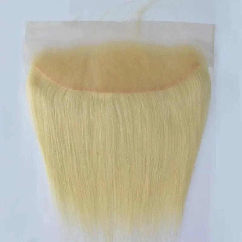Cheap 13x4 613 Blond hair Transparent Swiss Virgin Lace Frontal Closure Vendor