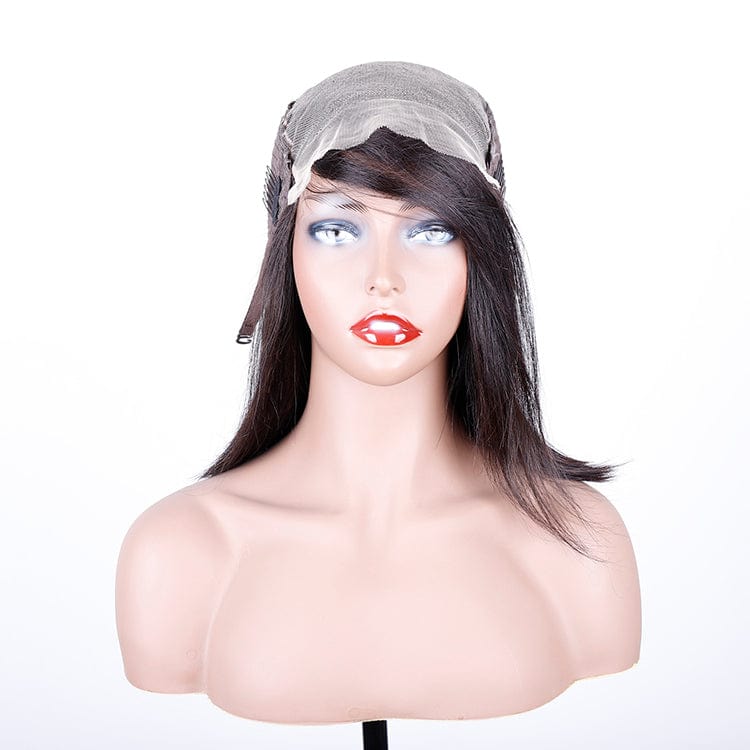 Cheap Brazilian Straight Pre Plucked Female Highlight Short Women Wigs Wholesale Bob Human Lace Front Wig