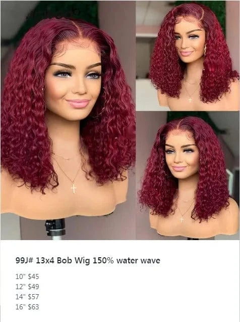 Cheap Price Hot Sale Bone Straight Bob Wigs Brazilian Human Hair Frontal Wigs Double Drawn Transparent HD Full Lace Front Wig