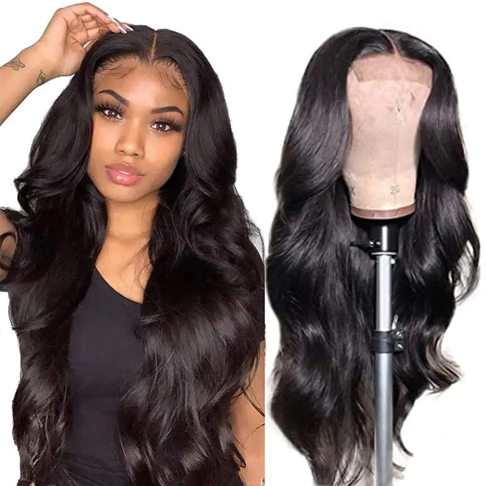 Chemical fiber wig female long straight hair