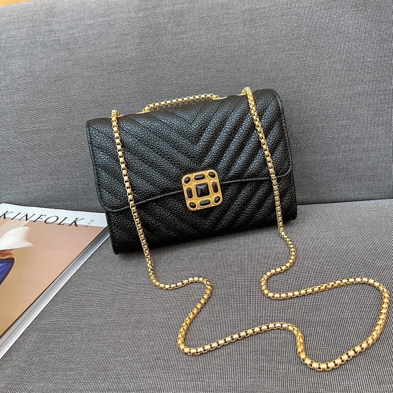 Classic Black PU bags women handbags Ladies Crossbody Women Shoulder Leather Quilted purses Bag handbags