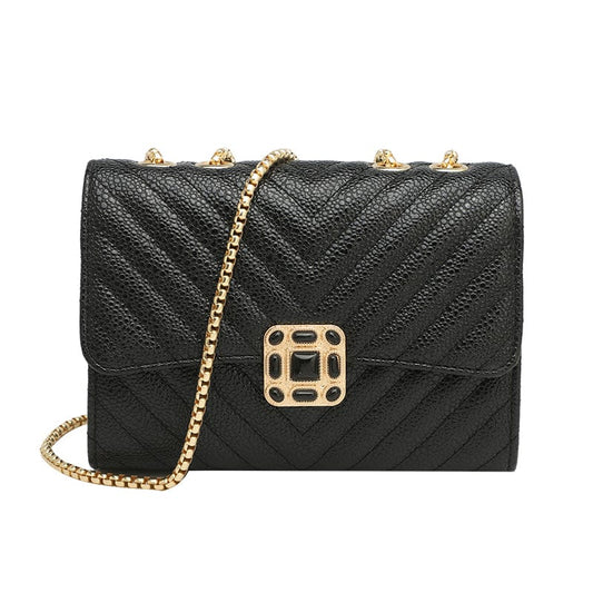 Classic Black PU bags women handbags Ladies Crossbody Women Shoulder Leather Quilted purses Bag handbags