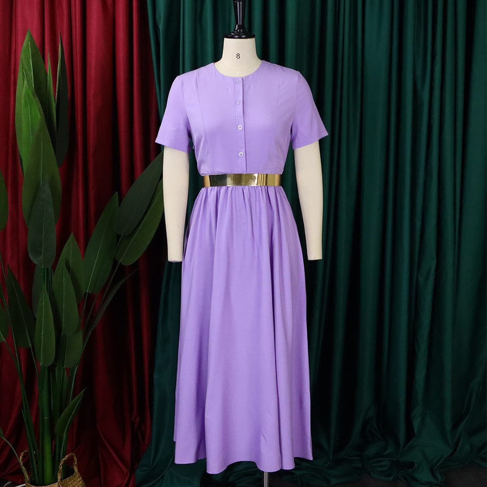 Classic solid women party evening casual dress church office lady plus size women dresses summer ladies elegant