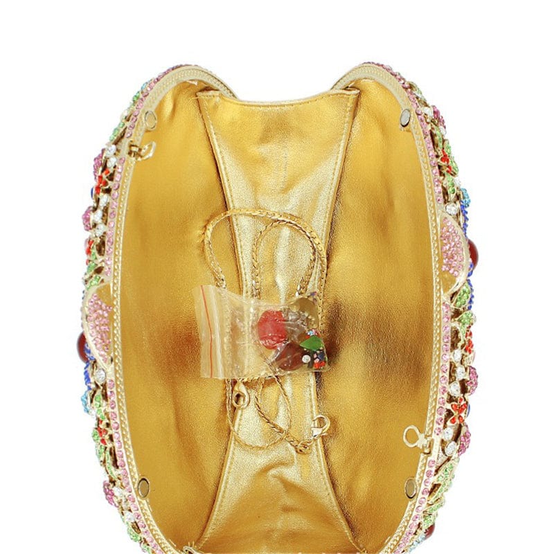Classical Women Evening Party Clutches Bag Ladies Bridal Wedding Diamonds Flower Crystal Clutches and Purses