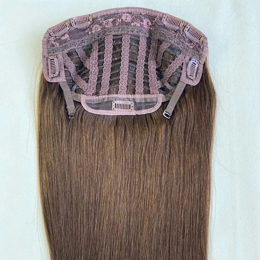 Clip In Hair Extensions 100human Hair Unprocessed Virgin Remy Human Hair V Shape Half wig For Women