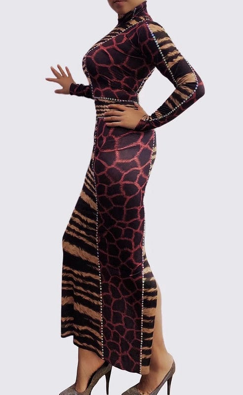 Clothing Wholesale Price Shiny Sequins Night Club Dresses Sexy Women Special Pattern Gorgeous Elegant Women Evening Gowns