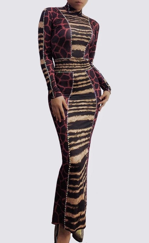 Clothing Wholesale Price Shiny Sequins Night Club Dresses Sexy Women Special Pattern Gorgeous Elegant Women Evening Gowns
