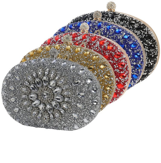 clutch Luxury Bling Purses Rhinestone Handbags