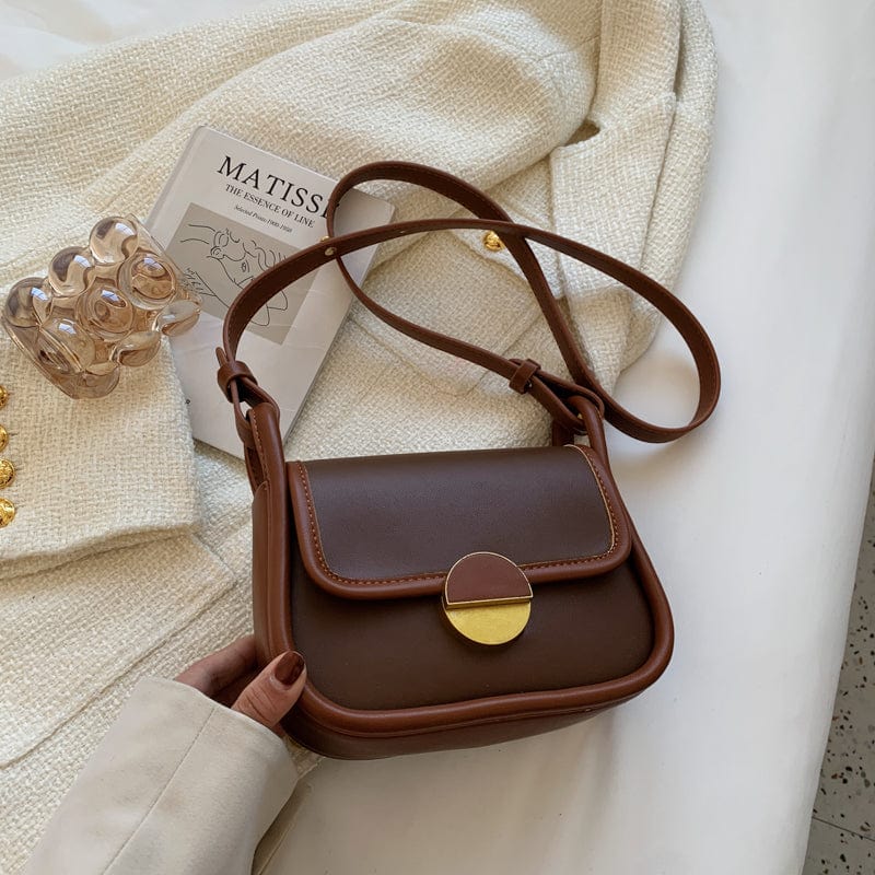 Coffee 2022 Small PU Leather Ladies Hand Bags Hit Flap Crossbody Luxury Handbags for Women