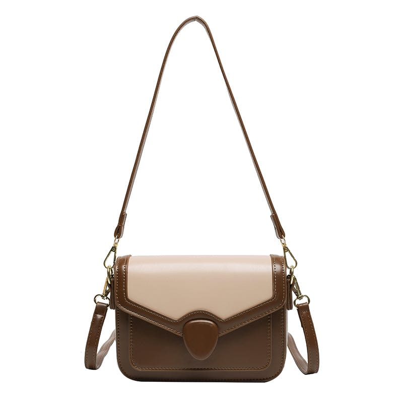 Coffee Branded Sling Crossbody Bag Custom Logo Trending Fashion Leather Luxury Handbags for Women 2022 Ladies Hand Bags
