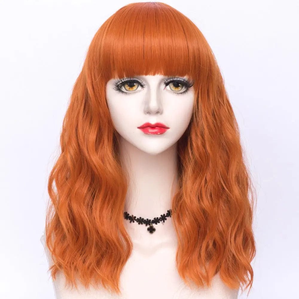 Coffee Mcoser 13 Colors 45CM Ombre Long Curly Hair