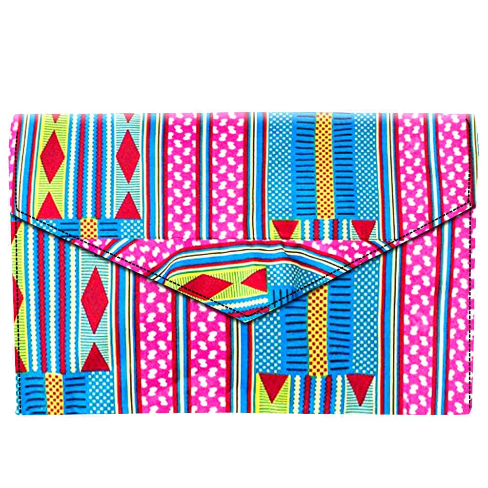 Color 1 African print clutch bags Women wax fabric envelope bags fashion design for casual