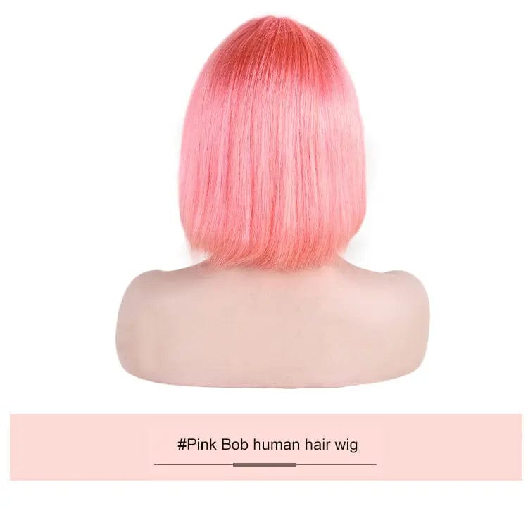 Colored Wig Brazilian Human Hair