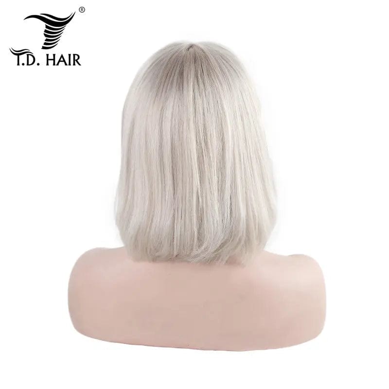 Colored Wig Brazilian Human Hair