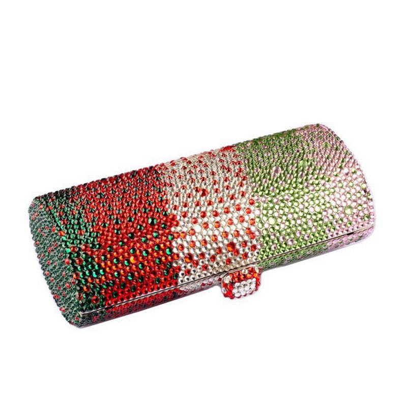 Colorful Bling Crystal Clutch Handbag Luxury Evening Bags Wedding Handbag Ladies Dress Purse Rhinestone Clutch For Woman