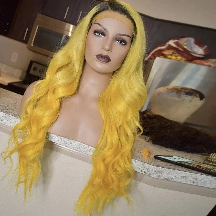 Colorful Body Wave Wig 100% Virgin Hair