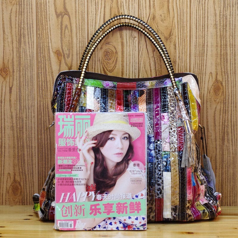 colors Hot selling real leather cheap price ladies fashion handbags custom handbag