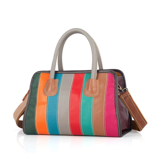 colors New design high quality genuine leather bag ladies bags leather handbags women