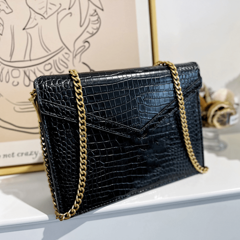 Contact For All Brands Catalog / black Hot sale tas wanita sacs designer ladies crocodile leather hand bags famous brands female purses and handbags for women luxury